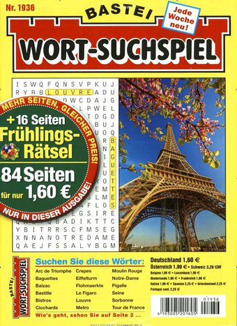 WORT-SUCHSPIEL Abo beim Leserservice