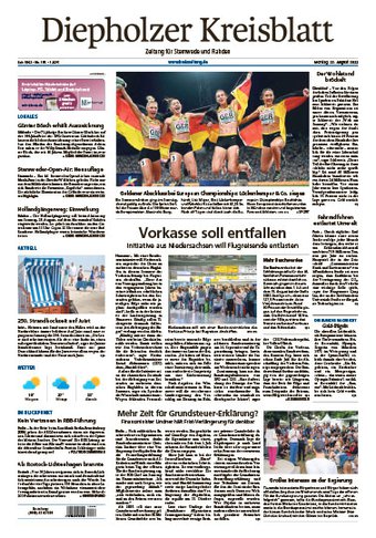 Diepholzer Kreisblatt Heimatzeitung für Stemwede und Rahden