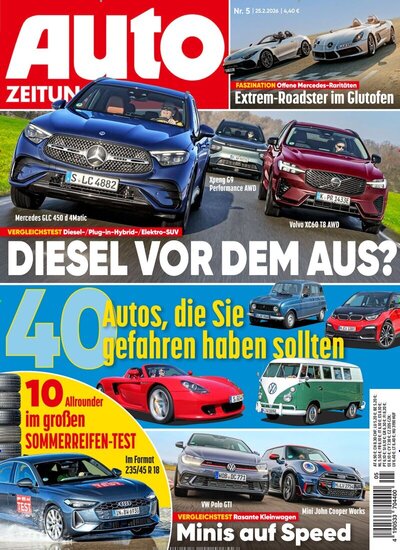 AUTO ZEITUNG Abo Cover